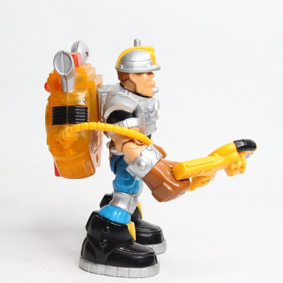 VTG 1997 Voice Tech Jack Hammer Figure Mattel Fisher Price Rescue Hero Untested - Picture 4 of 8